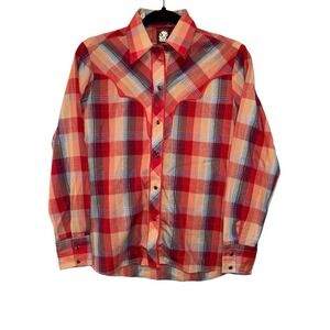 Vintage‎ Pearl Snap Western Karman Shirt 11/12-34